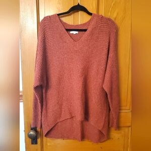 Burnt orange sweater